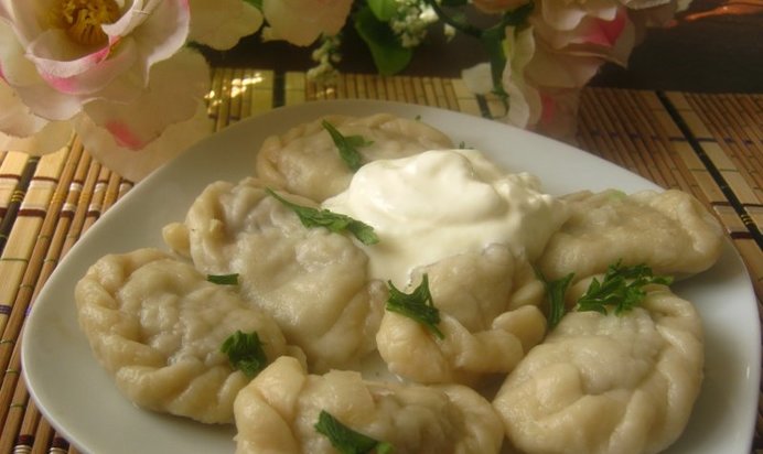 Вареники с мясом и картофелем