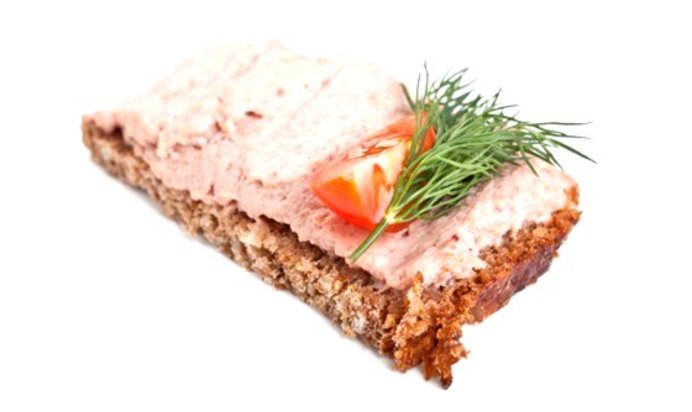 Горячие бутерброды с печенью трески