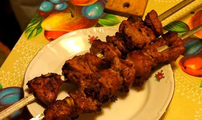 Шашлык из телятины