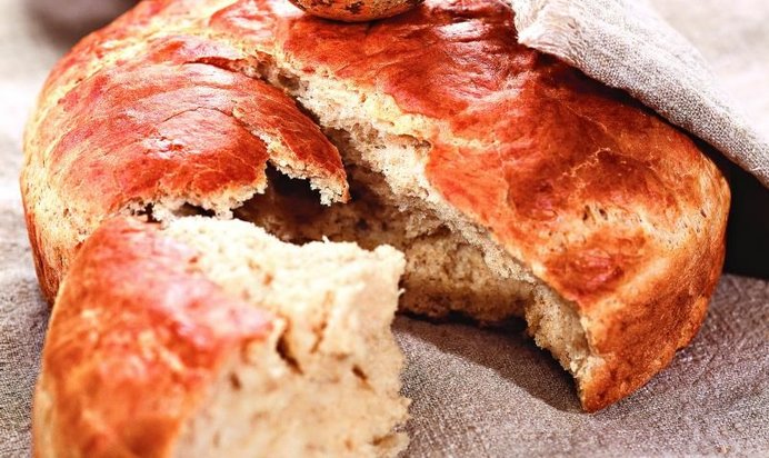 Пане паскуале, итальянский пасхальный хлеб