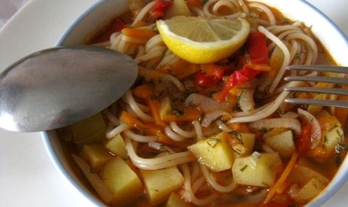 Лагман постный