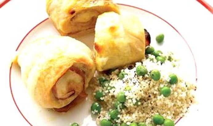 Куриные роллы с ветчиной и сыром