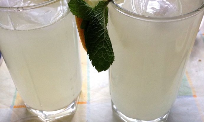 Имбирное пиво с мятой