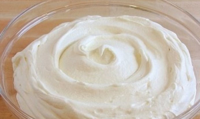 Диетический крем для торта