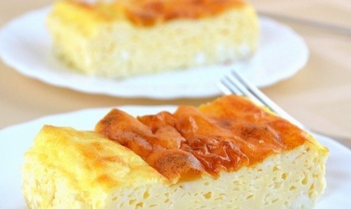 Омлет с молоком в духовке