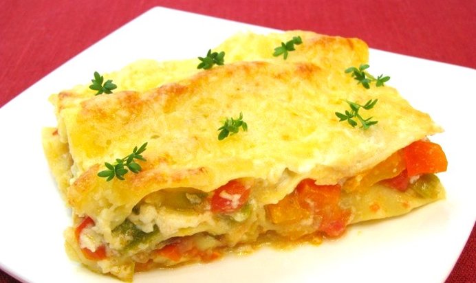 Лазанья овощная