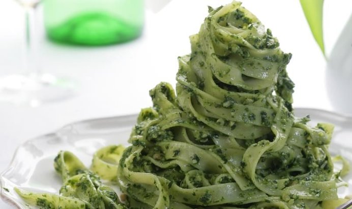 Тальятелле с песто из рукколы