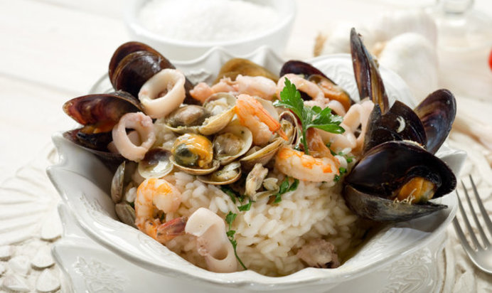 Ризотто с морепродуктами
