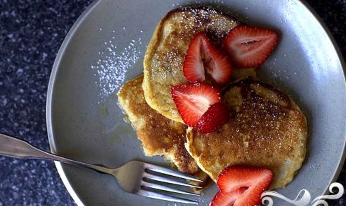 Оладьи из овсяных хлопьев