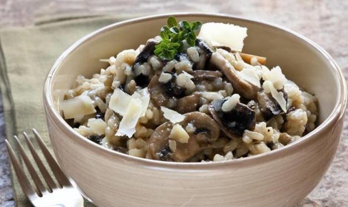 Ризотто с белыми грибами