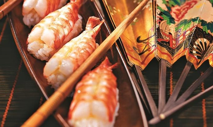 Нигири-суши с креветками