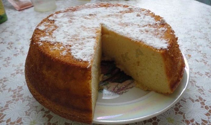 Кекс на сгущенном молоке