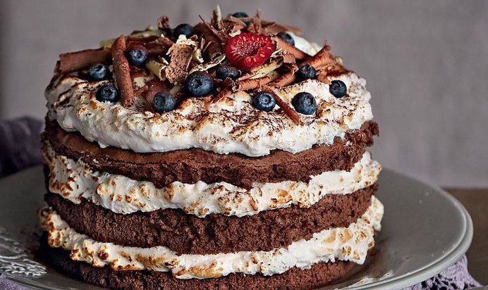 Ванильный торт