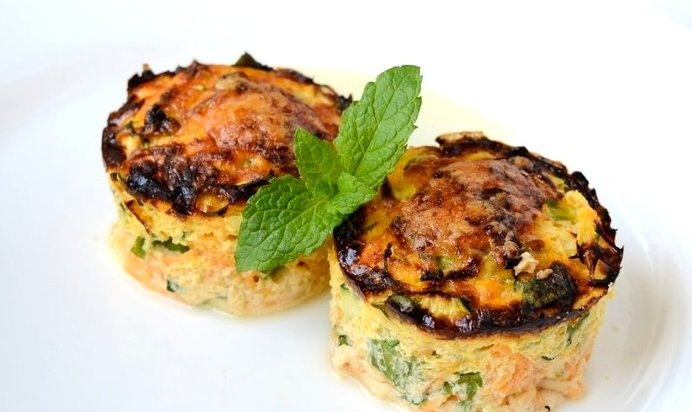 Овощные маффины