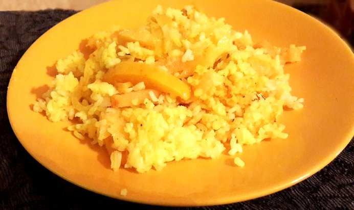 Плов с айвой