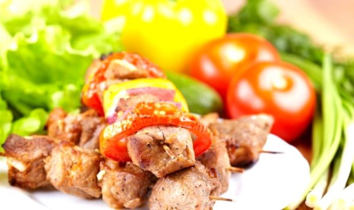 Шашлык в майонезе