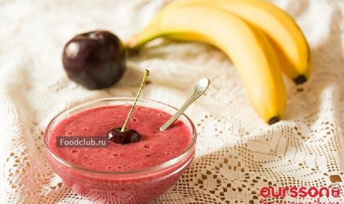 Смузи Дуэт банана и сливы