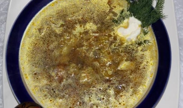 Постные щи из свежей капусты с грибами