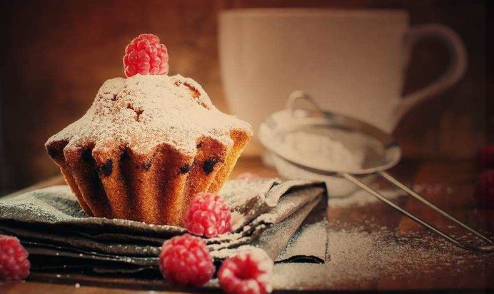 Творожные кексы за 30 минут