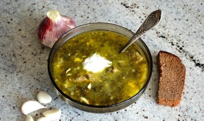 Борщ из крапивы