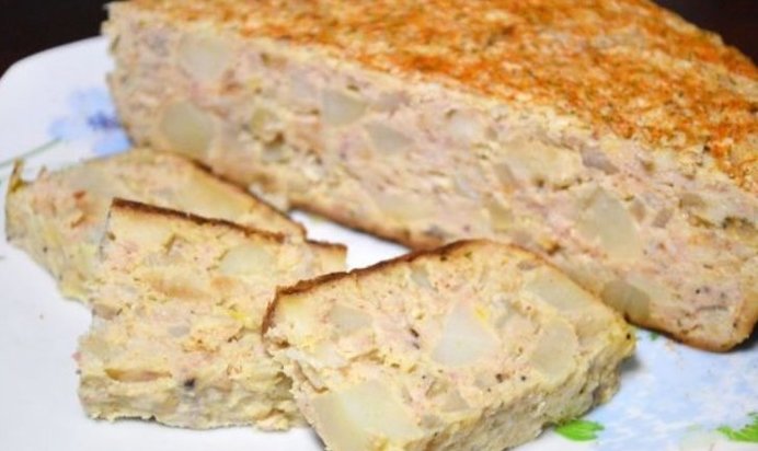 Мясной хлеб в мультиварке