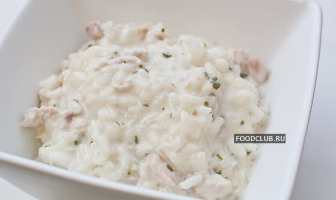 Ризотто с курицей в мультиварке
