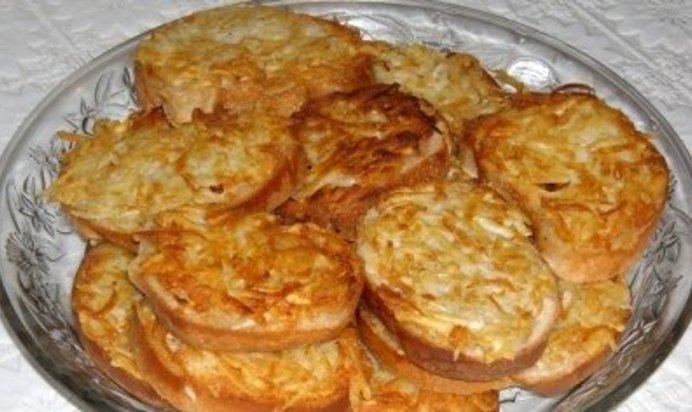 Гренки с картофелем