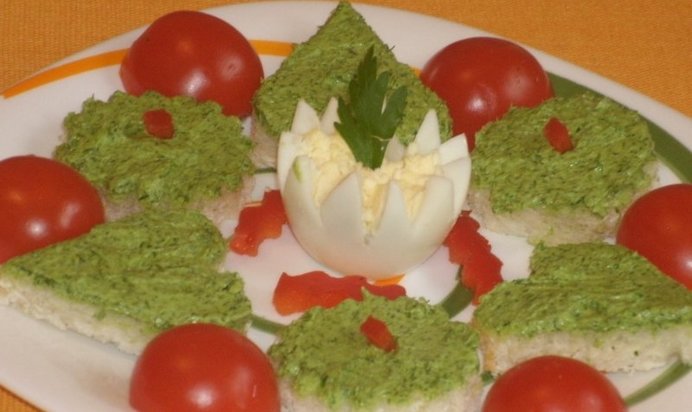 Зелёные бутерброды