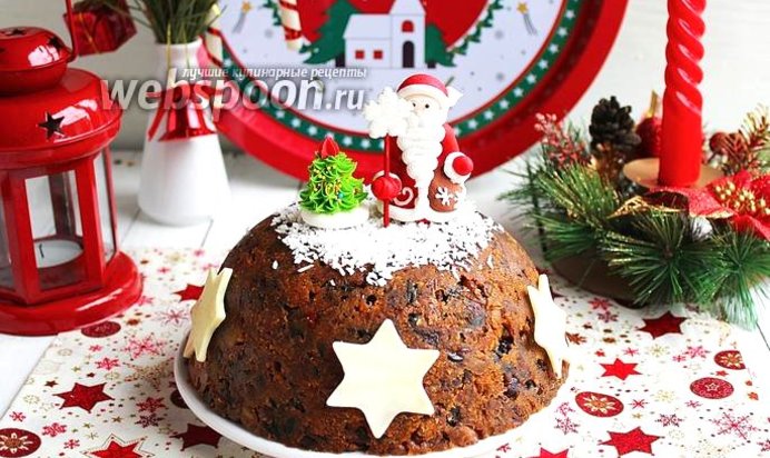 Рождественский кекс-пудинг
