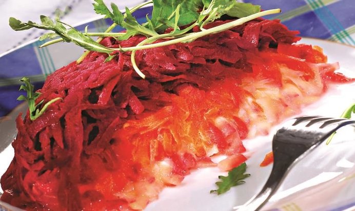 Овощи под сырным соусом