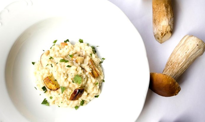 Ризотто с белыми грибами