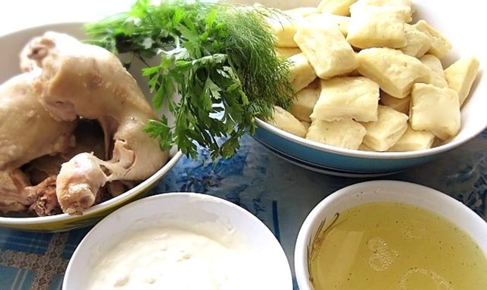 Хинкали на кефире