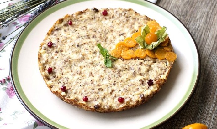 Запеканка творожная с гречкой в мультиварке