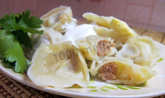 Пельмени из свинины