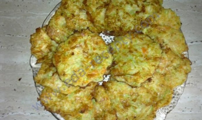 Кабачковые оладьи без муки