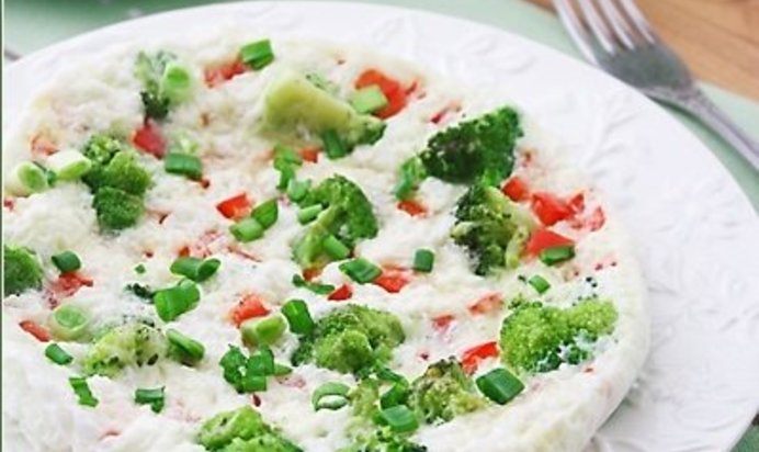 Белковый омлет на пару