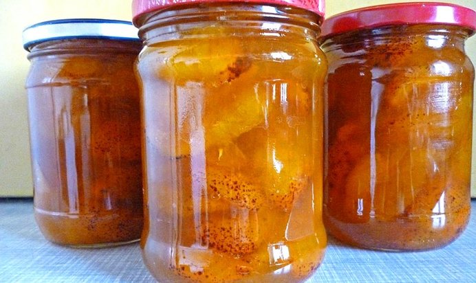 Варенье из половинок абрикосов