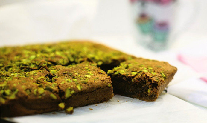 Шоколадно-малиновые пирожные