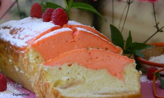 Шарлотка творожная