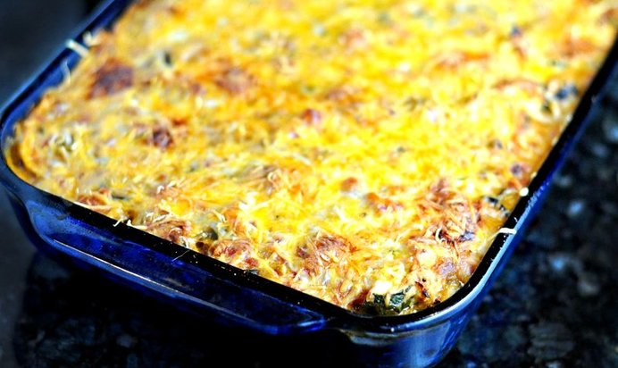 Запеканка из риса в мультиварке