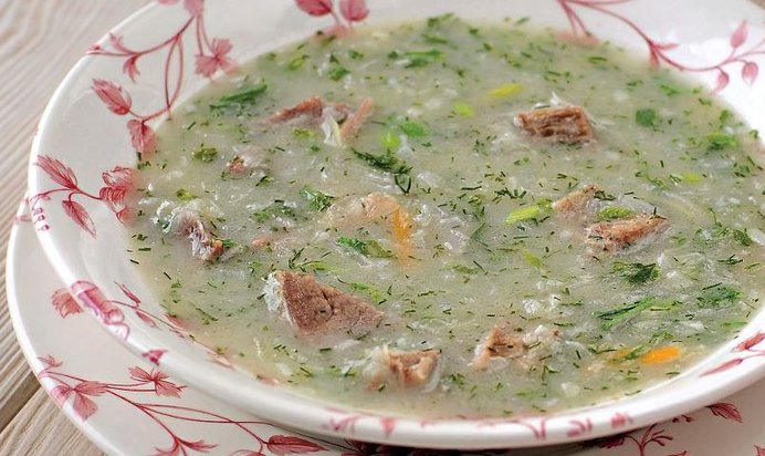 Щи суточные с разварным мясом