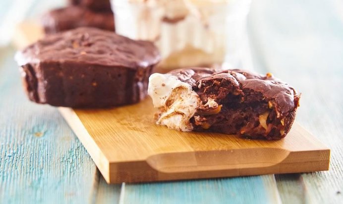 Шоколадные кексы с цукини