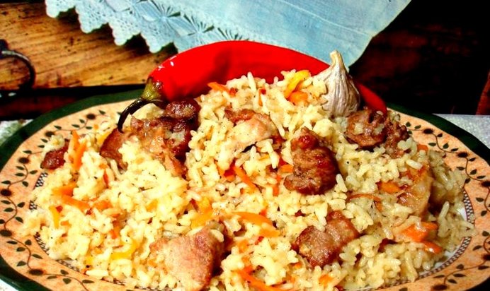 Плов со свининой