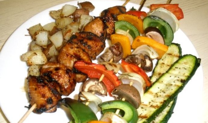 Овощи под соусом терияки