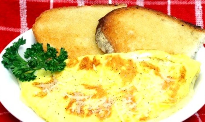 Омлет из яиц и молока