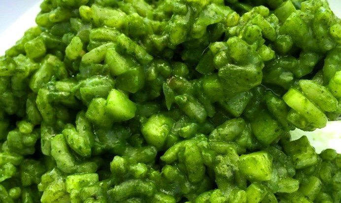 Огуречное ризотто