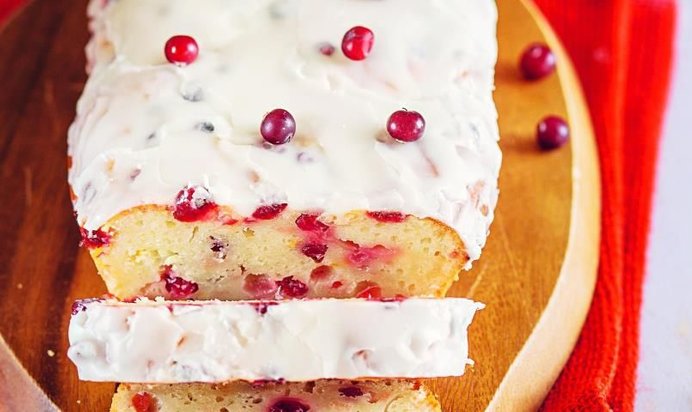 Клюквенный кекс