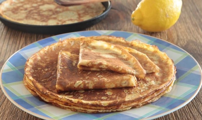Лимонные блинчики