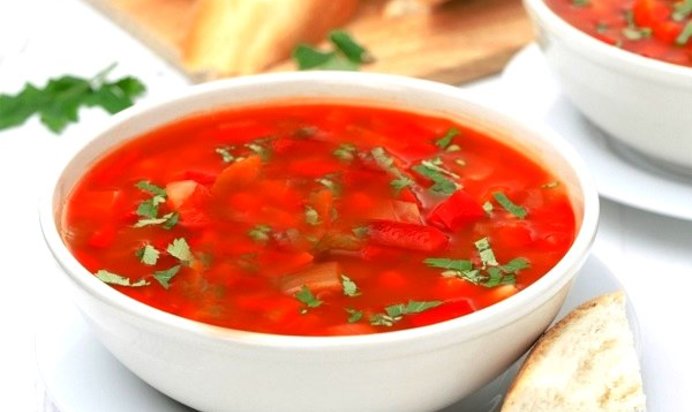 Борщ постный вкусный