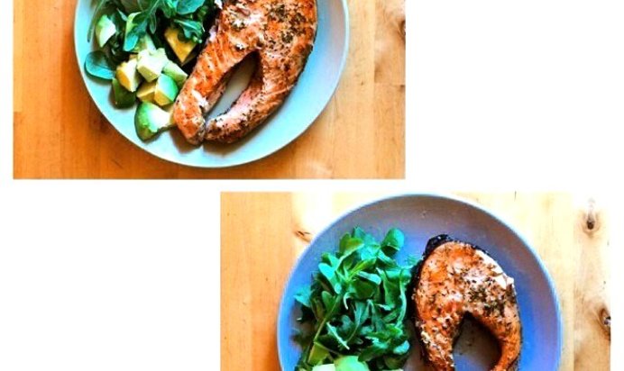 Жареный лосось с прованскими травами и белым вином